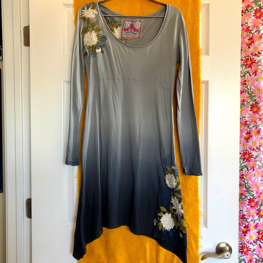 Embroidered Johnny Was LA Dress